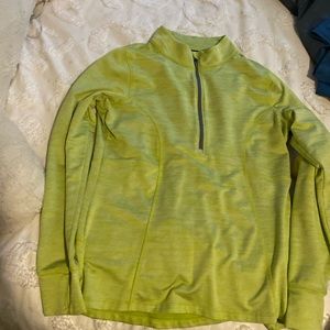 Neon green pullover